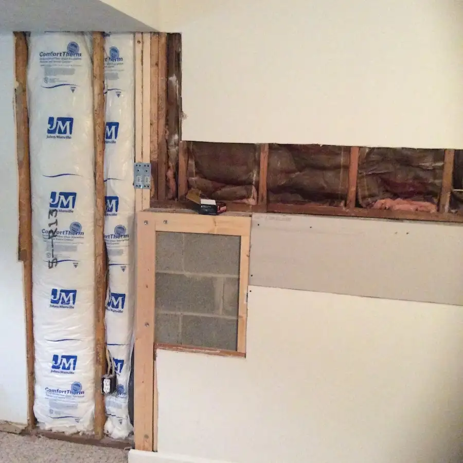 Wall insulation replacement during Odor Removal & Deodorization in Peekskill